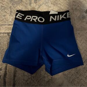 Nike Pro Dri-FIT Royal Blue Shorts